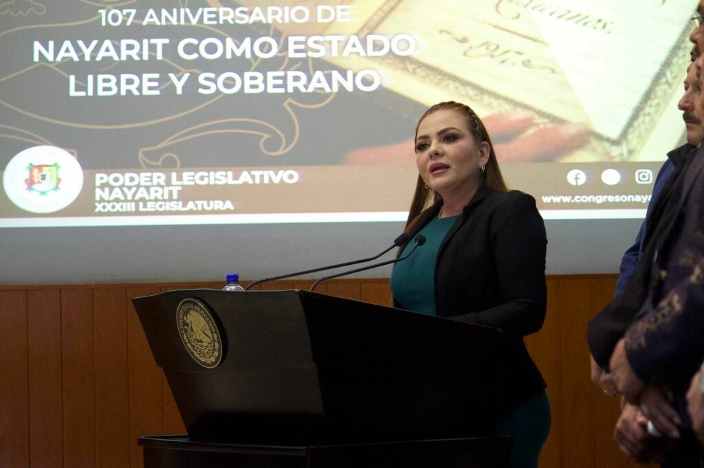 Conmemora Congreso 107 aniversario de la Constitución de México y de Nayarit como Estado Libre y Soberano