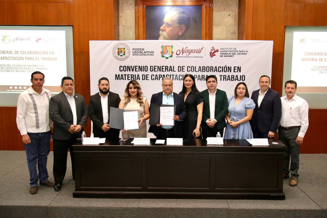 Firma Congreso convenio de colaboración con ICATEN