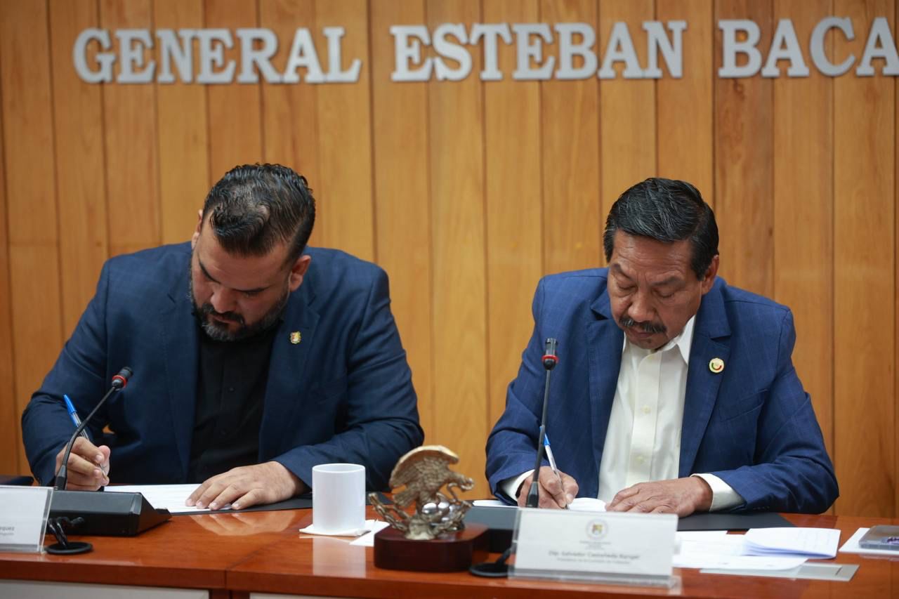 Firma Congreso convenio de colaboración con la Secretaría Ejecutiva del Sistema Local Anticorrupción