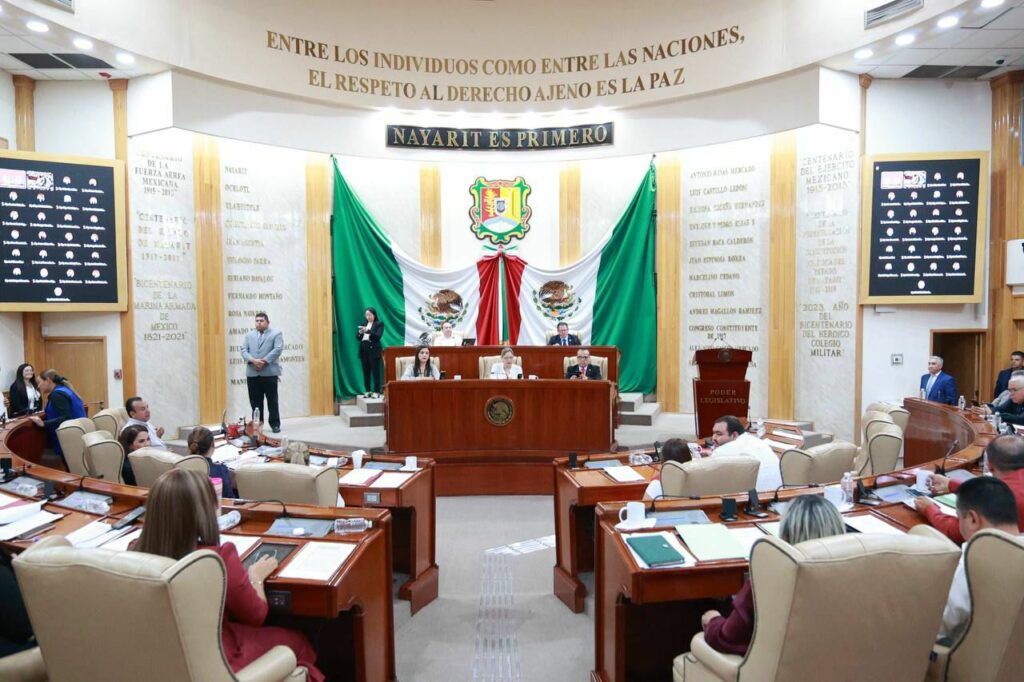 Clausura Poder Legislativo de Nayarit periodo de sesiones