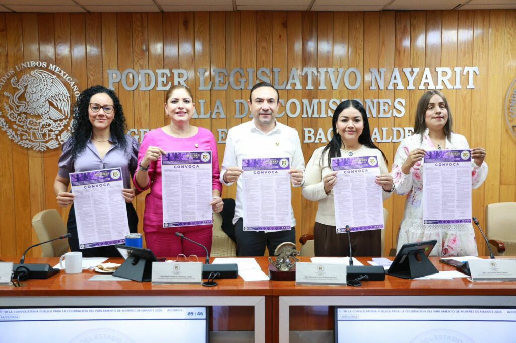 Convoca Congreso al Parlamento de Mujeres de Nayarit 2026