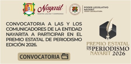 Decreto que establece el Premio Estatal de Periodismo del Estado de Nayarit. 